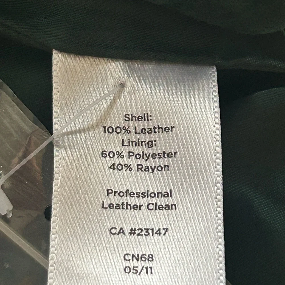 Talbots suede Green Wide Lapels 3/4 Sleeves jacket pea coat sz 12P